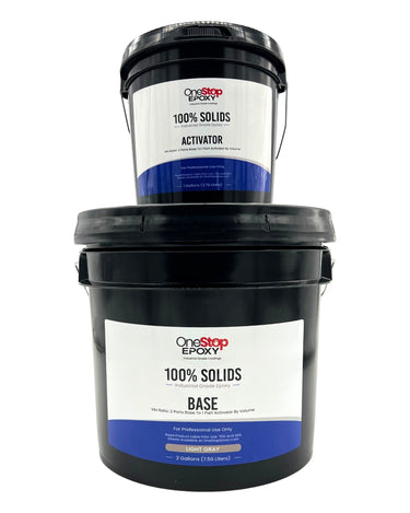 Self Leveling 100% Solids Industrial Grade Epoxy - 3 Gal Kit